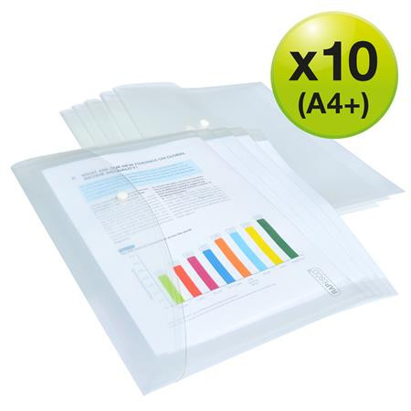 Obal na patent, A4+, PP, RAPESCO "Eco", priehľadný 2