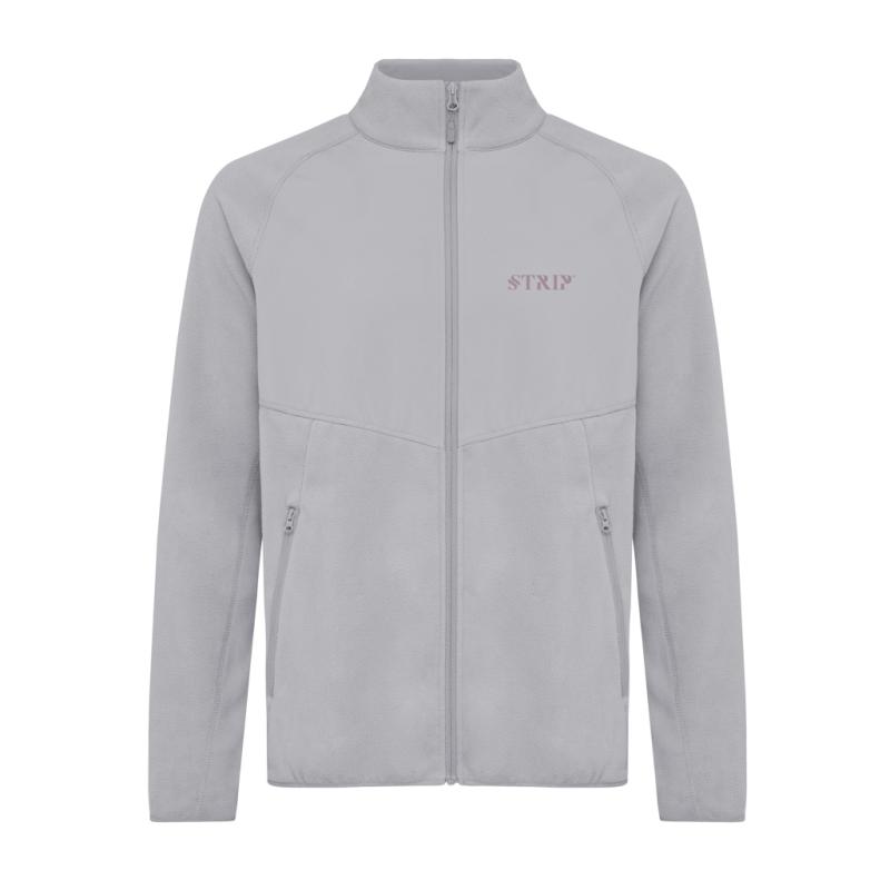 Micro fleece bunda na zips IQONIQ Talung z rec. polyesteru storm grey XS 3