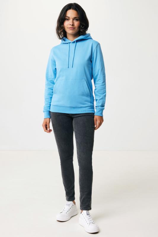Mikina s kapucňou IQONIQ Jasper z recykl. bavlny tranquil blue XXXL 5