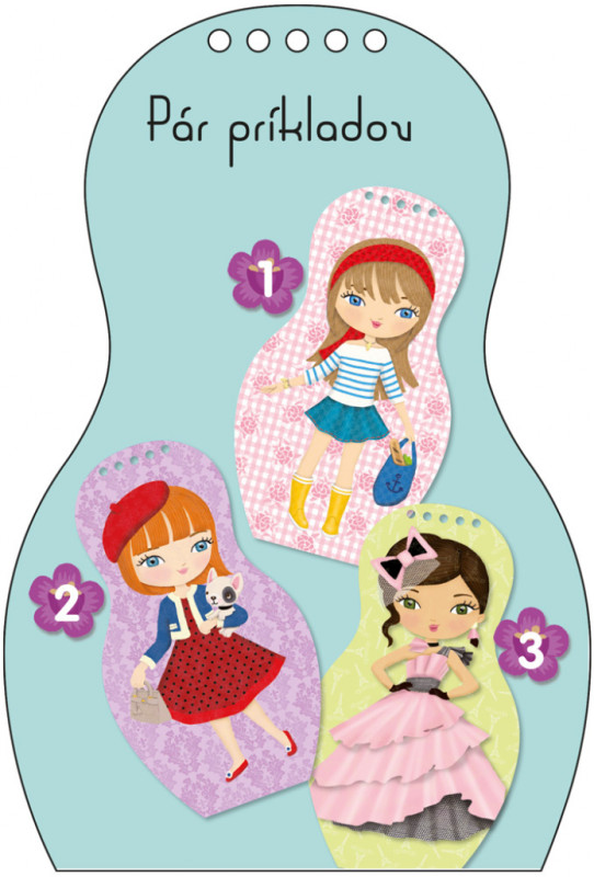 Obliekame francúzske bábiky EMMA – Maľovanky 1