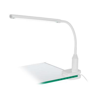 Na stôl pripevniteľná lampa, LED 4,5W, EGLO "Laroa", biela 1