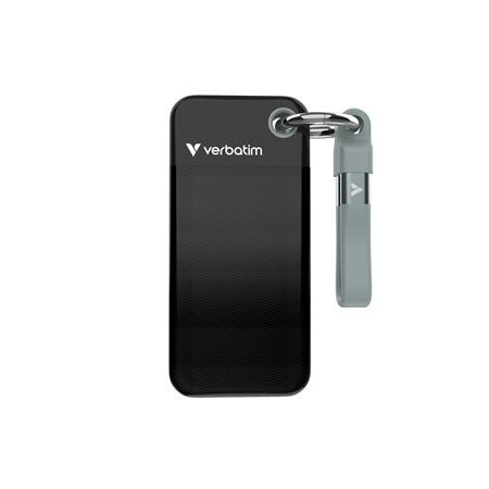SSD (externá pamäť), 1TB, USB 3.2 Gen2, VERBATIM "Pocket SSD", čierna/sivá 1