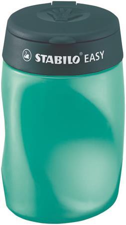 Strúhadlo, trojdierkové, so zásobníkom, pre ľavákov, STABILO "Easy", olejové zelené 1