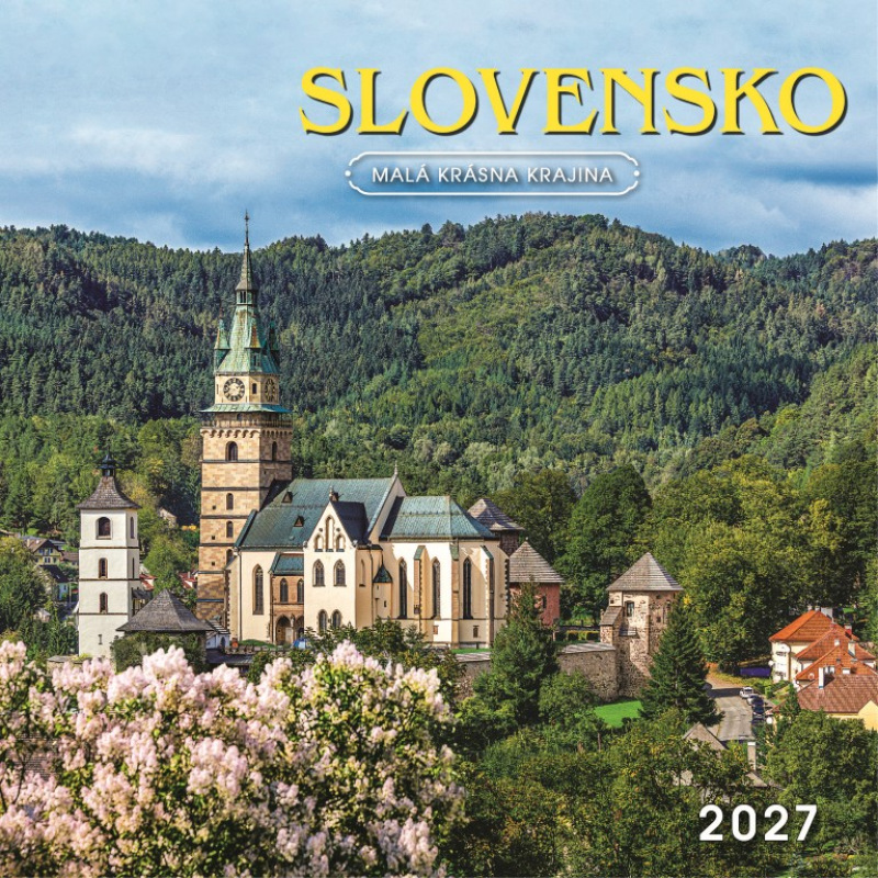 Nástenný kalendár Slovensko štvorec 2027 1