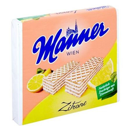 Oblátky s citónovou náplňou, 75 g, MANNER