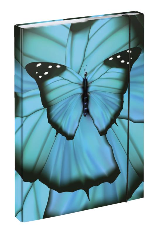 BAAGL Dosky na školské zošity A4 Butterfly