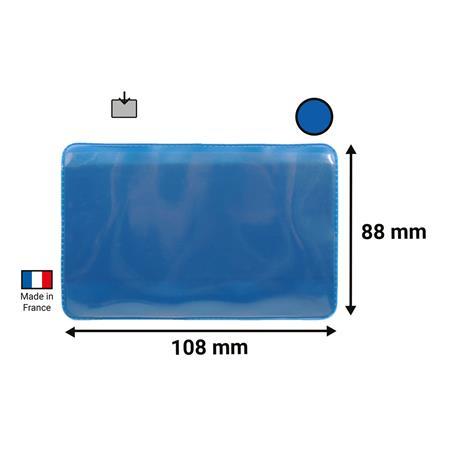 Logistické vrecko, magnetické, 100×60 mm, PVC, DJOIS, modrá 3