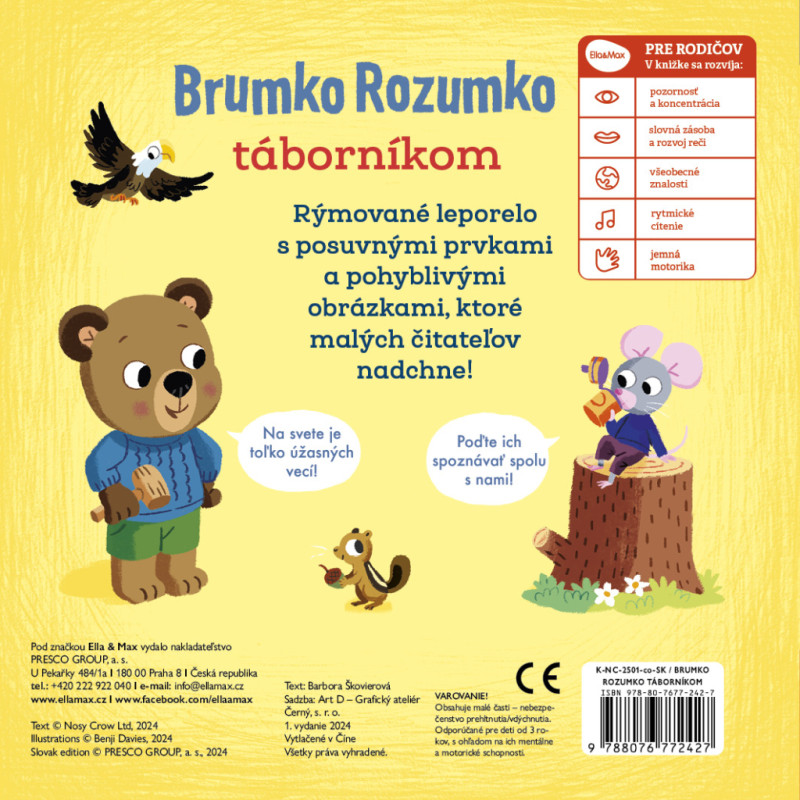 BRUMKO ROZUMKO TÁBORNÍKOM – Obrázky s pohyblivými prvkami 4