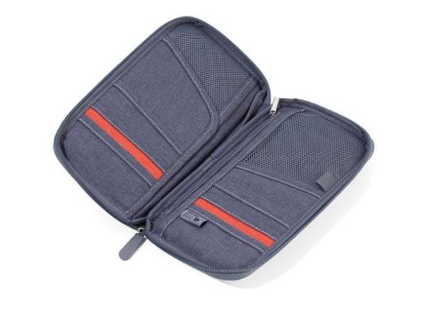 Cestovný organizér, RFID ochrana, TROIKA "Safe flight", sivá 2