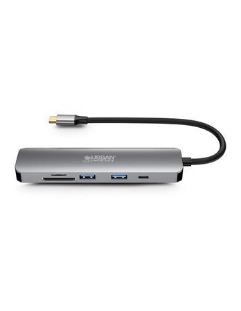 USB HUB, USB-C/USB 3.0/HDMI/SD/mSD, URBAN FACTORY 3