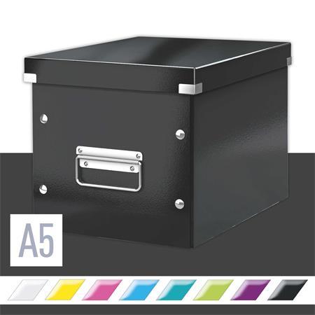 Odkladací box, veľkosť M, LEITZ "Click&Store", čierna 2