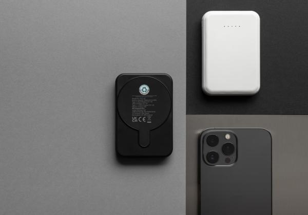 Magnetická powerbanka Stellar 5000mAh 5W z RCS plastu čierna 10