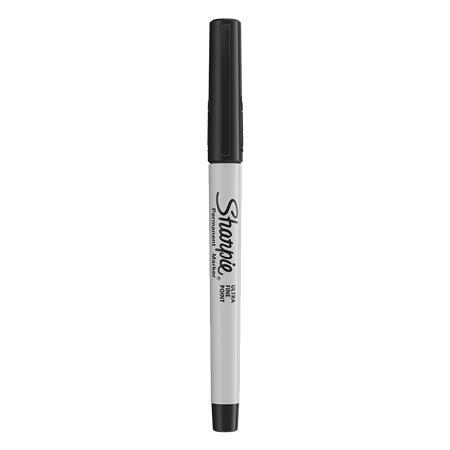 Permanentný popisovač, 0,5 mm, kužeľový hrot, SHARPIE "Ultra Fine Point", čierna 1