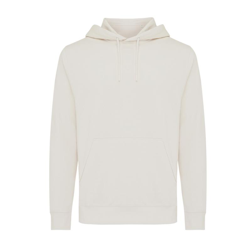 Ľahká mikina s kapucňou IQONIQ Rila z recykl. bavlny ivory white XXL 1