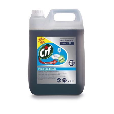 Prostriedok na strojové umývanie riadu, na tvrdú vodu, 5 l, CIF "Pro Formula" 1