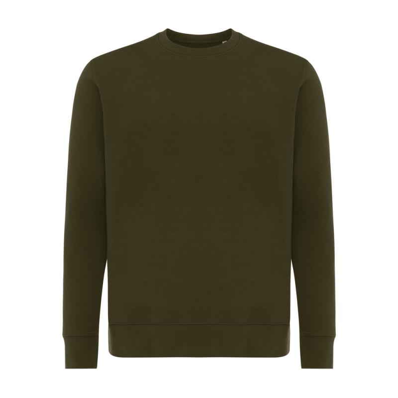Ľahká mikina IQONIQ Etosha z recykl. bavlny khaki XXL 1