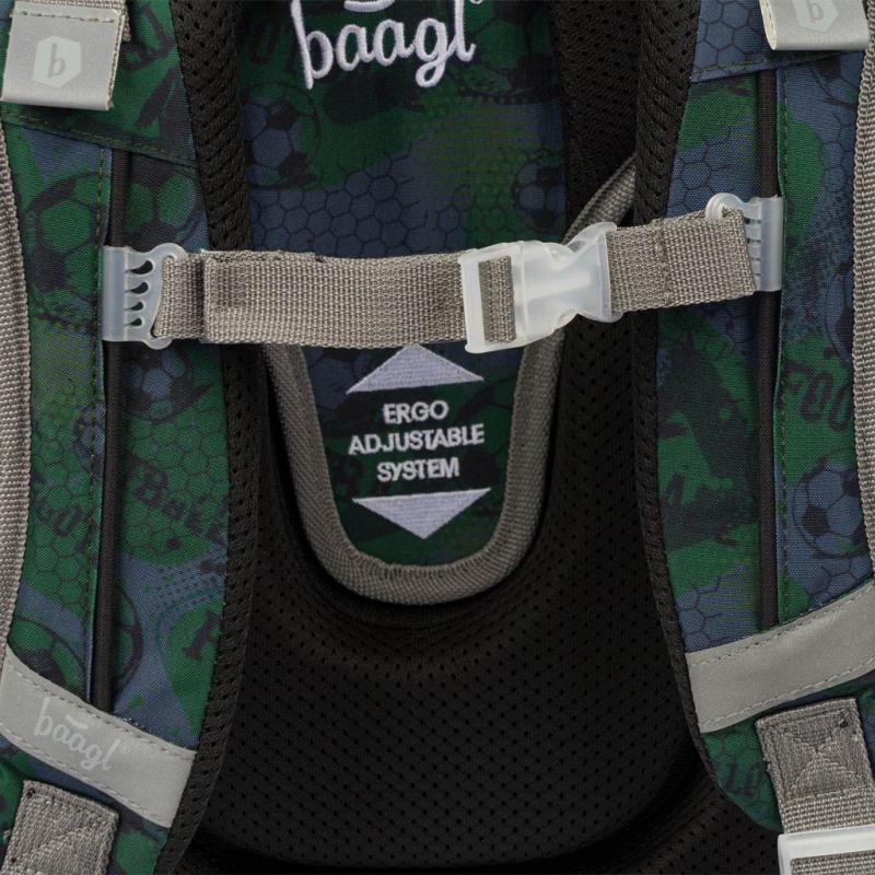 BAAGL Školská aktovka Ergo Futbal 10