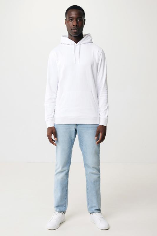 Mikina s kapucňou IQONIQ Jasper z recykl. bavlny recycled white L 12