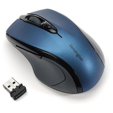 Myš, bezdrôtová, optická, stredná veľkosť, USB, KENSINGTON "Pro Fit", modrá 1