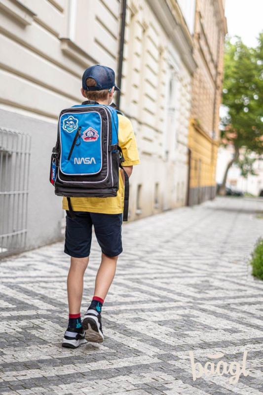 BAAGL Školský batoh Cubic NASA 15
