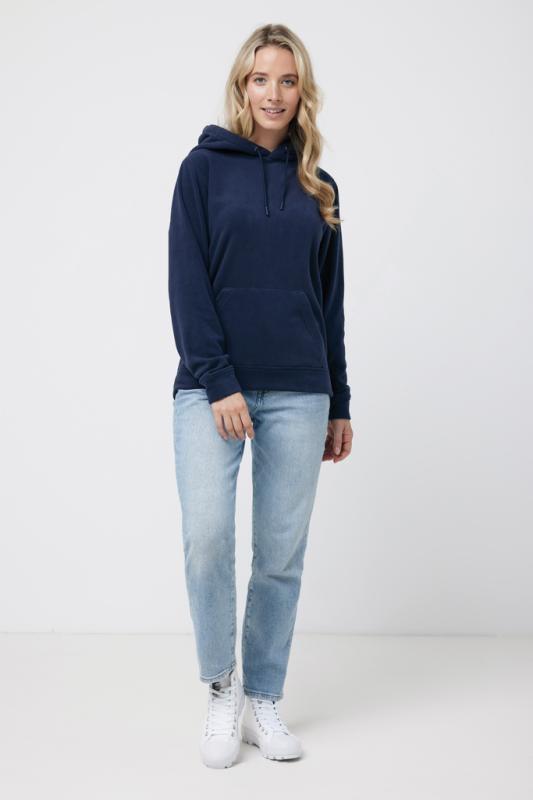 Micro fleece mikina IQONIQ Trivor z recykl. polyesteru námornícka modrá XXL 8