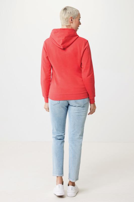 Mikina s kapucňou IQONIQ Jasper z recykl. bavlny luscious red M 9